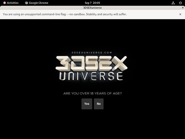 3D SexU Niverse Promotion