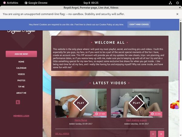 Active Royall Angel Passwords
