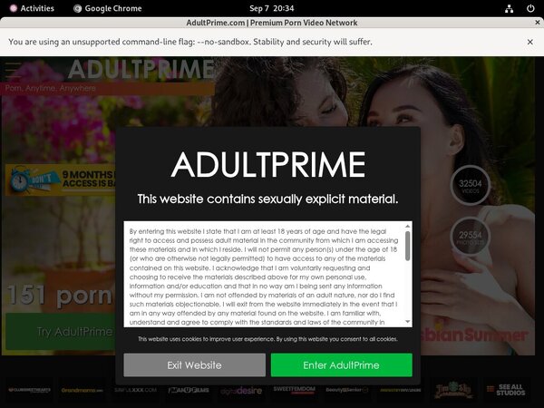 Adult Prime Discount Logins