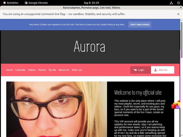 AuroraJaymes Free Login Password