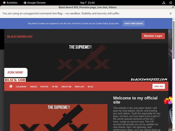 Black Sword XXX With AOL Account