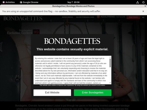 Bondagettes.com With AOL Account