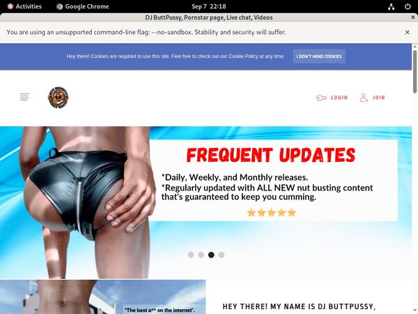 DJ ButtPussy Account Passwords