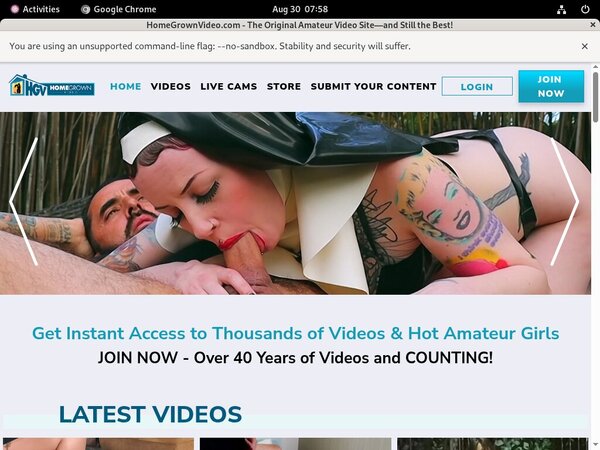 Discount Homegrown Video Offer