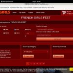 FRENCHGIRLSFEET Checkout Page