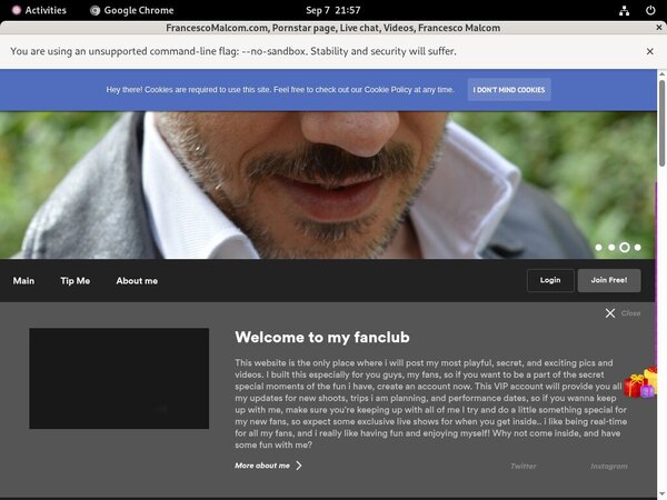 FrancescoMalcom.com Accounts For Free