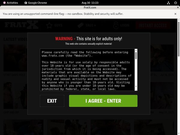 Fraternityx.com With IBAN