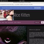 Free Alice Kitten Account Discount