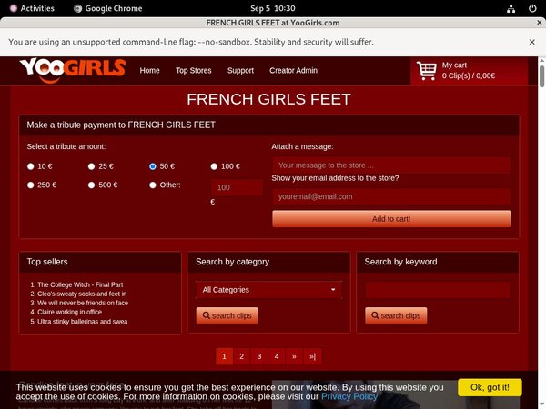 Free FRENCH GIRLS FEET Id