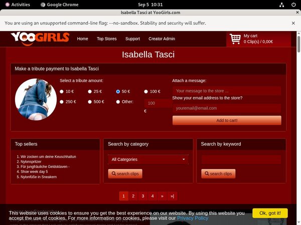 Free Isabella Tasci Accounts Premium