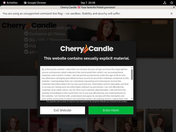 Free Video Cherry Candle