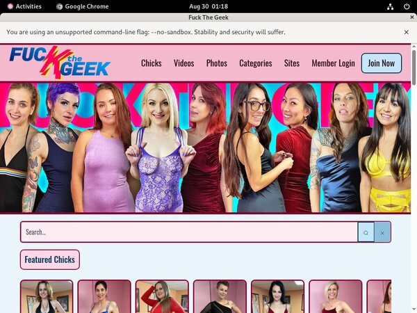 Fuckthegeek.com Sign Up Form