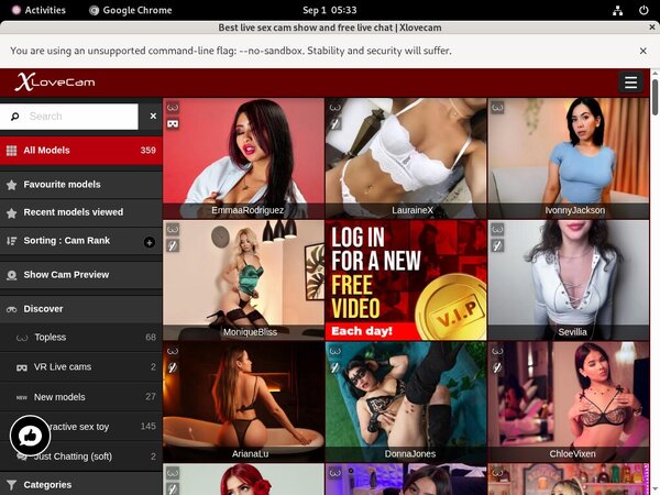 Get Into Xlovecam Free