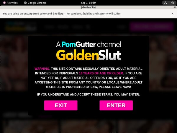 Golden Slut With Online Check