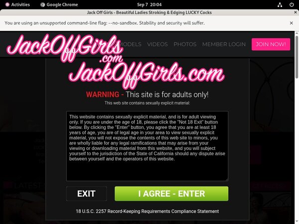 Jackoffgirls.com Discount Pass