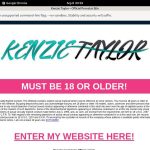 Kenzietaylor.com Porn Site