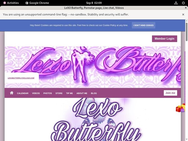 Lexobutterflyxxx.com Acc