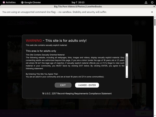 Loveherboobs Network Login