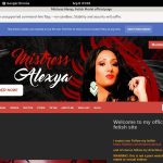 Mistress Alexya Free Id