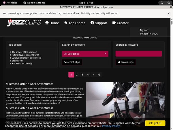 Mistress Jennifer Carter Hd Club