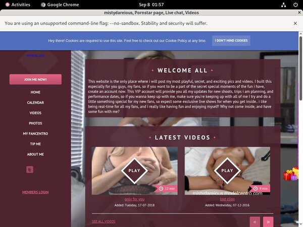 Mistydareious Membership Account