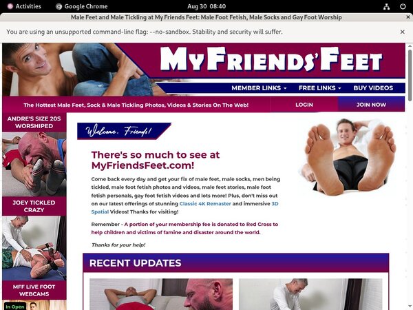 Myfriendsfeet.com Gay Videos