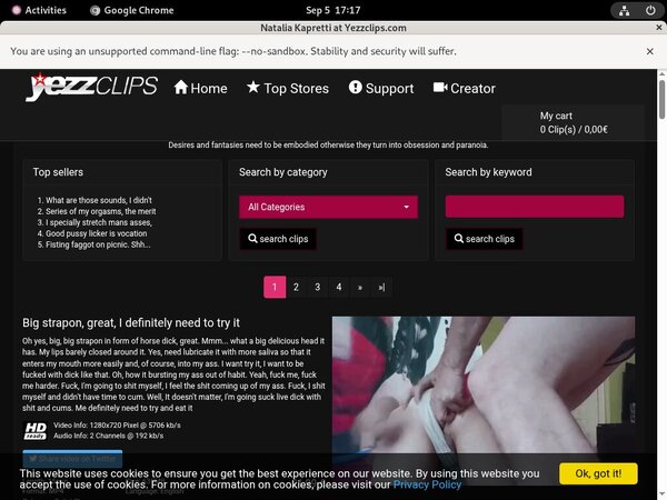 Natalia's Studio Payment Page