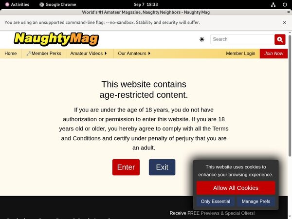 Naughty Mag Register