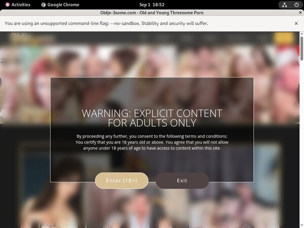 Oldje3some Free Entry