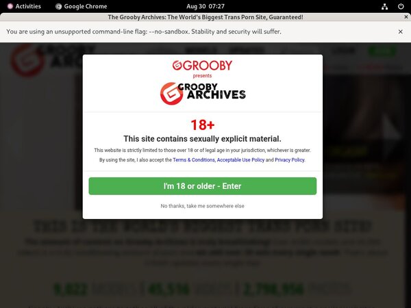 Pass The Grooby Archives