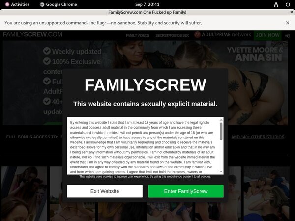 Password Familyscrew.com Free