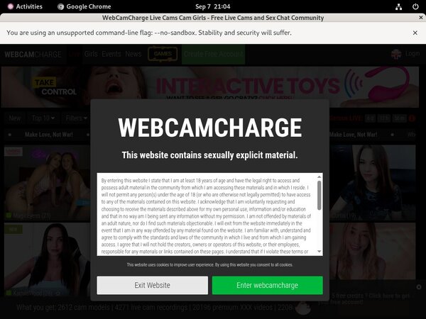 Password Free Webcamcharge.com