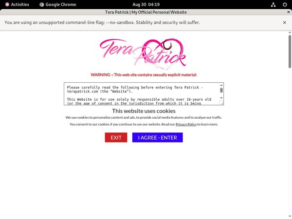 Passwords For Tera Patrick