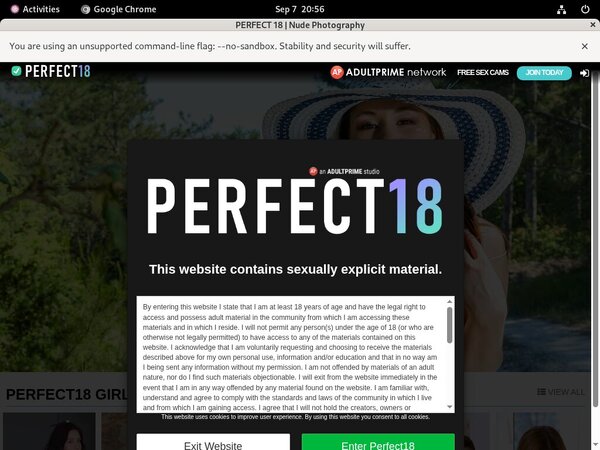 Perfect18.com Form