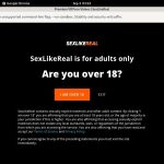 Sexlikereal Discount Trial