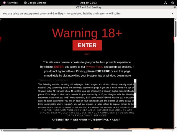 Sign Up Cbtandballbusting Free