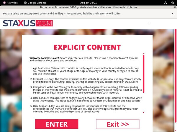 Staxus Discount Promo