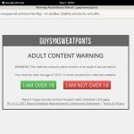 Sweatpants In Guys Premium Password