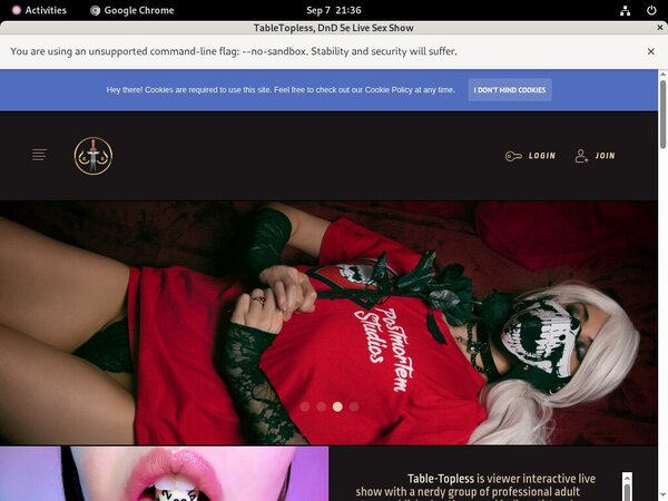 TableTopless Subscription