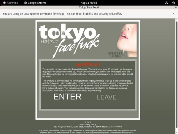 Tokyofacefuck.com Premium Logins
