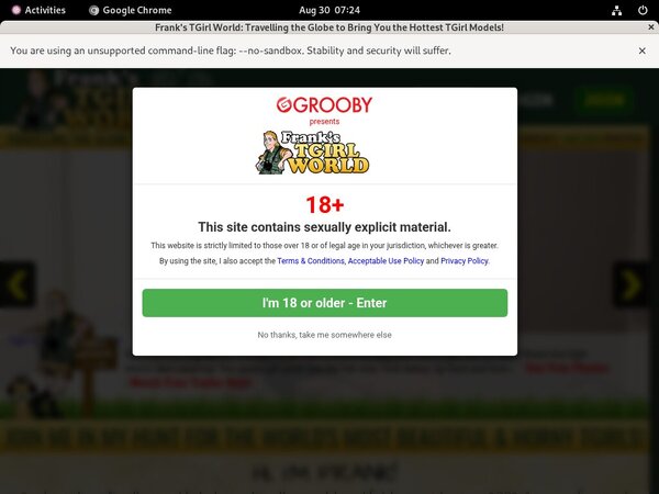 Try Free Franks T-Girl World