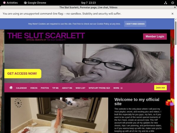 Try Free The Slut Scarlett