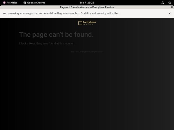 Pantyhose Passion Free Logins