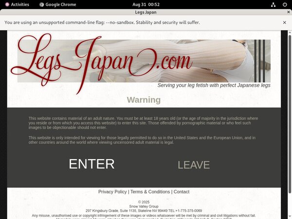 Legs Japan Trial Account